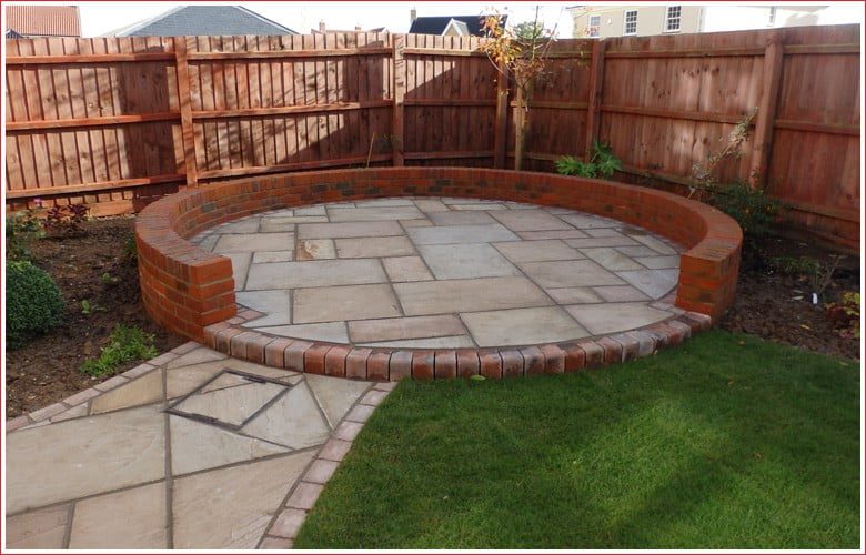 New patio in Yaxham