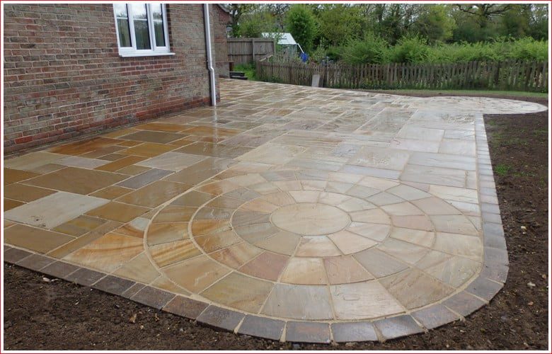 NEW PATIO IN YAXHAM, DEREHAM