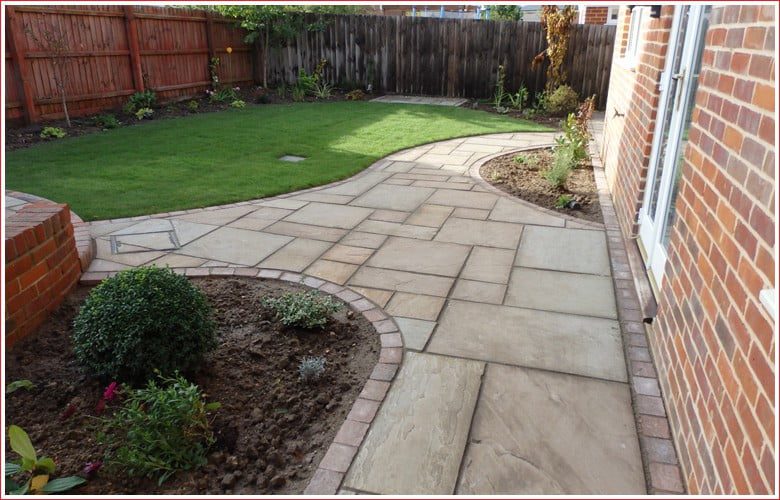 New patio in Yaxham